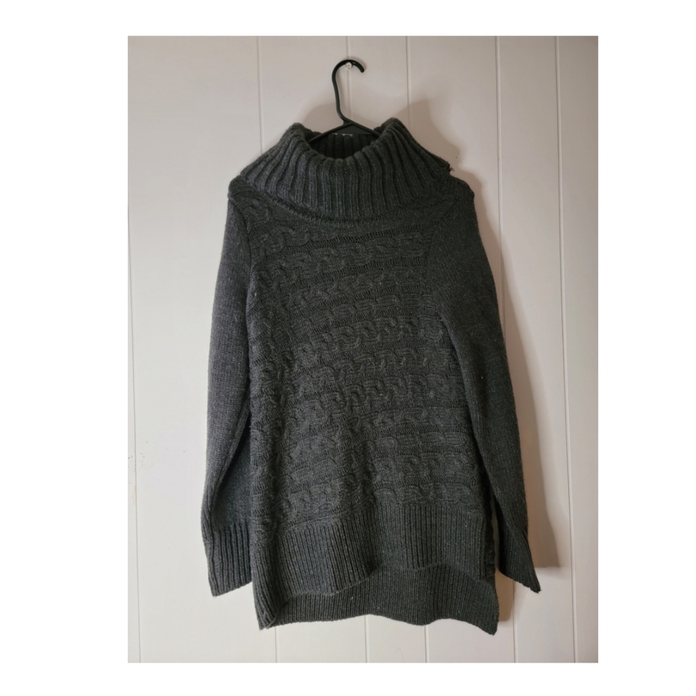 Vera Wang Turtle Neck Sweater  Charcoal Color